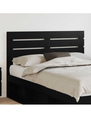 Testiera con testiera Rovere Nero 160 cm Legno multistrato