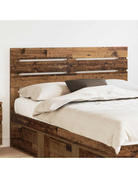 Testiera con testiera Legno vecchio 160 cm Legno multistrato
