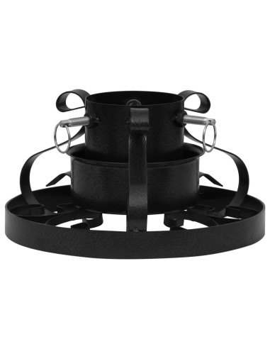Base per Albero di Natale Nera 29x29x15,5 cm