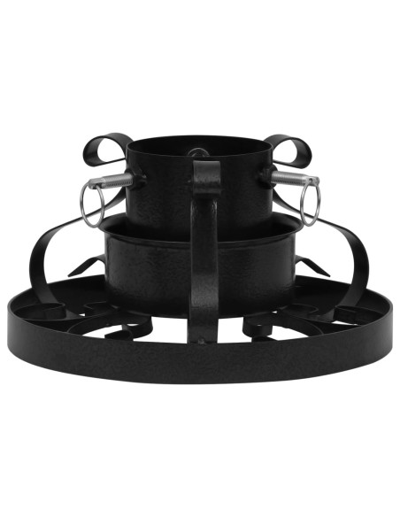 Base per Albero di Natale Nera 29x29x15,5 cm