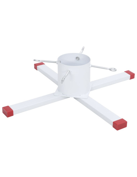 Supporto per Albero di Natale Bianco 61x61x15,5 cm