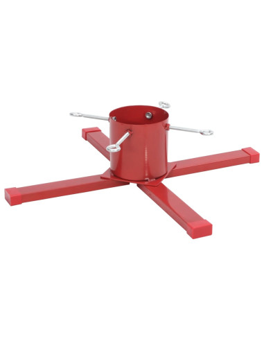 Supporto per Albero di Natale Rosso 61x61x15,5 cm