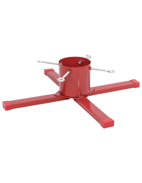 Supporto per Albero di Natale Rosso 61x61x15,5 cm