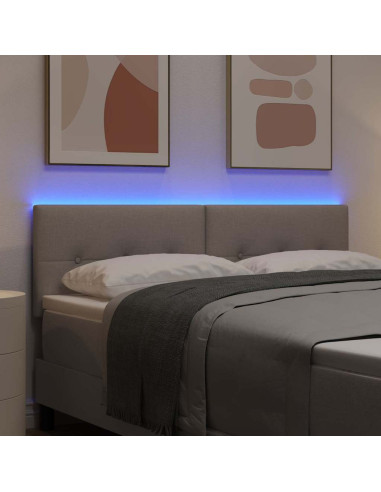 Testiera LED con luci a strisce a LED Talpa 144 cm Poliestere