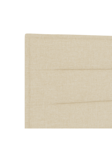 Testiera LED con luci a strisce a LED Crema 144 cm Poliestere