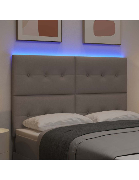 Testiera LED con luci a strisce a LED Talpa 144 cm Poliestere