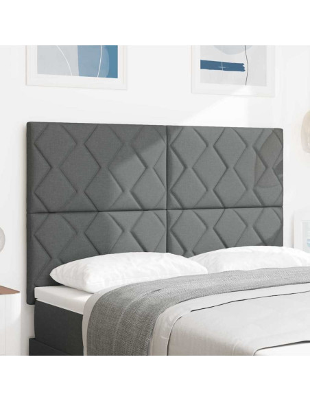 Testiera Grigio 160 cm Tessuto