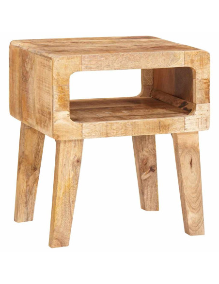 Tavolino Marrone 40 x 32 x 46 cm Legno di mango massello