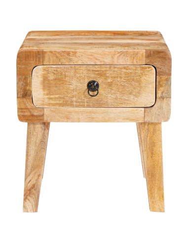 Tavolino Marrone 40 x 32 x 46 cm Legno di mango massello