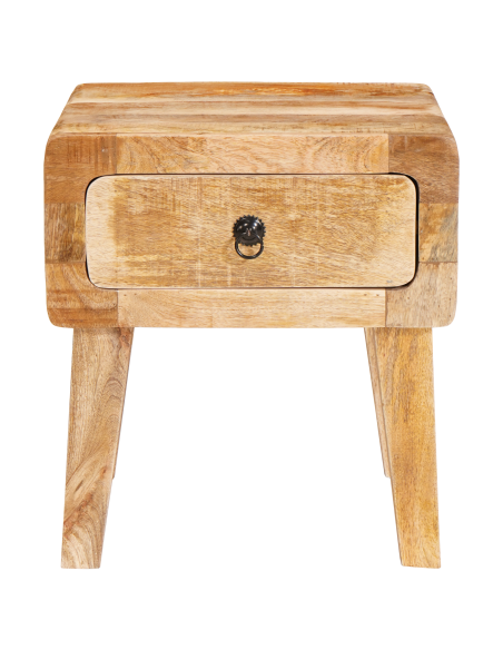 Tavolino Marrone 40 x 32 x 46 cm Legno di mango massello