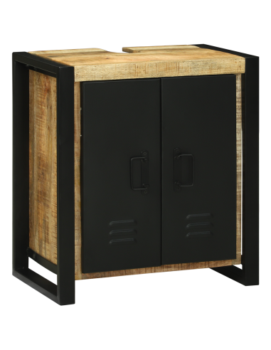 Set di mobili per il bagno 3 pcs Legno di mango massello