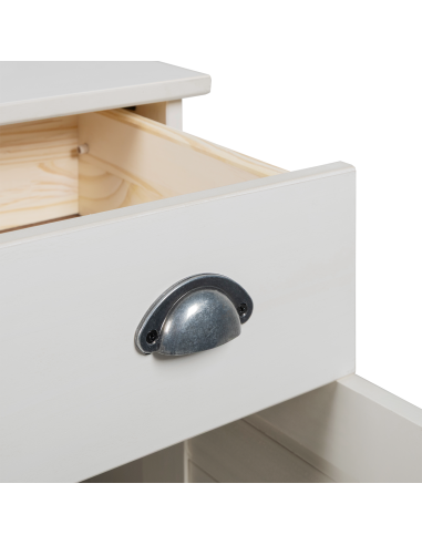 Mobile da Bagno VIGO Bianco e Bianco Antico 68 x 34 x 80 cm