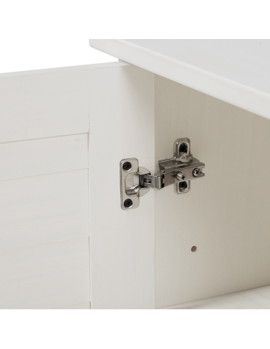 Mobile da Bagno VIGO Bianco e Bianco Antico 68 x 34 x 110 cm