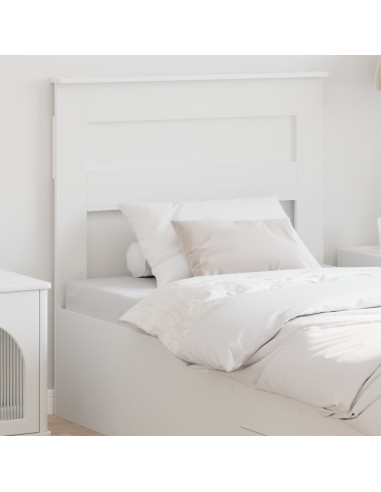 Testiera con testiera Bianco 80 cm Legno multistrato