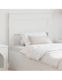 Testiera con testiera Bianco 75 cm Legno multistrato