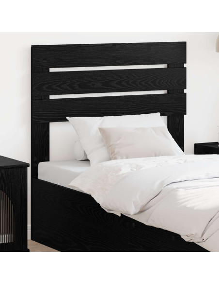 Testiera con testiera Rovere Nero 75 cm Legno multistrato