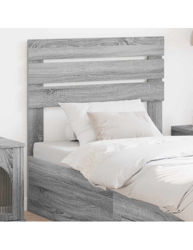 Testiera con testiera Grigio Sonoma 75 cm Legno multistrato