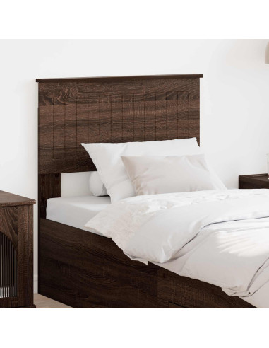 Testiera con testiera Rovere Marrone 75 cm Legno multistrato