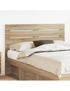 Testiera con testiera Rovere Sonoma 140 cm Legno multistrato