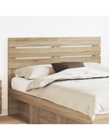 Testiera con testiera Rovere Sonoma 140 cm Legno multistrato