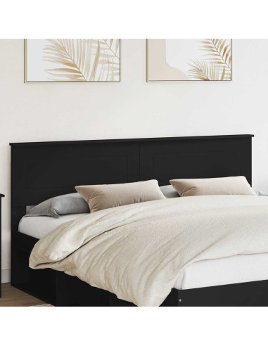 Testiera con testiera Rovere Nero 180 cm Legno multistrato