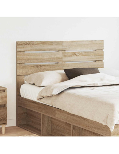 Testiera con testiera Rovere Sonoma 135 cm Legno multistrato