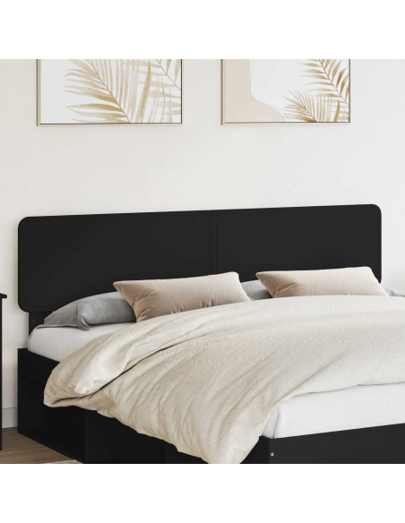 Testiera con testiera Rovere Nero 180 cm Legno multistrato