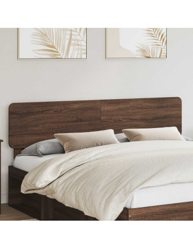 Testiera con testiera Rovere Marrone 180 cm Legno multistrato