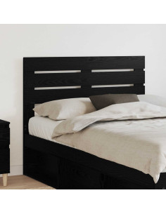 Testiera con testiera Rovere Nero 120 cm Legno multistrato