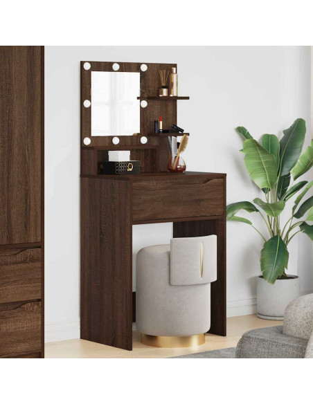 Tavoli da Trucco per Camera da Letto Rovere Marrone