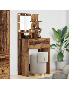 Tavoli da Trucco per Camera da Letto con cassetto Legno vecchio