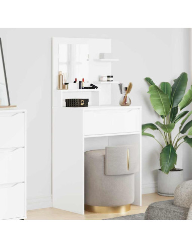 Tavoli da Trucco per Camera da Letto Bianco 80 x 39,6 x 135 cm