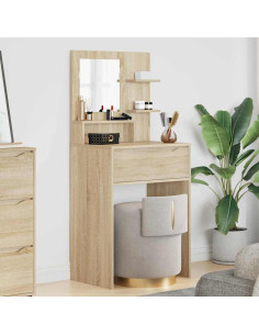 Tavoli da Trucco per Camera da Letto con cassetto Rovere Sonoma