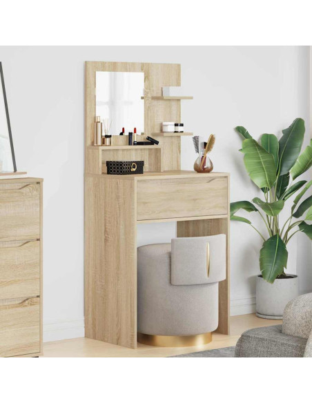 Tavoli da Trucco per Camera da Letto con cassetto Rovere Sonoma