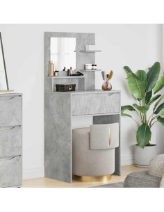 Tavoli da Trucco per Camera da Letto Grigio cemento
