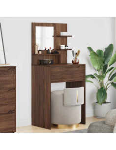 Tavoli da Trucco per Camera da Letto Rovere Marrone