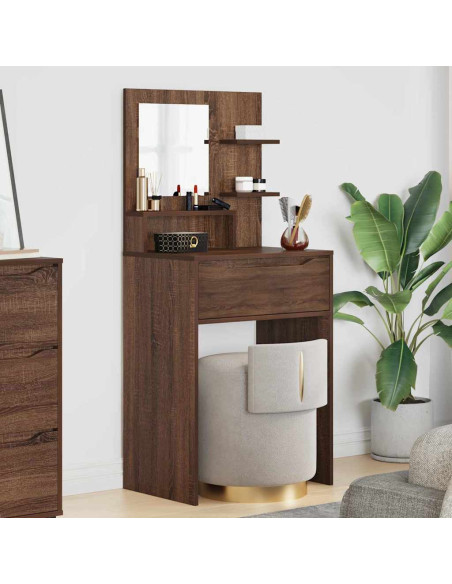 Tavoli da Trucco per Camera da Letto Rovere Marrone