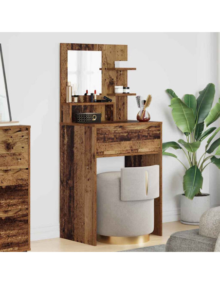 Tavoli da Trucco per Camera da Letto con cassetto Legno vecchio