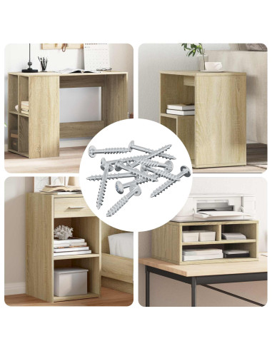 Vite 7792 pcs Argento 9,8 x 35 mm Ferro