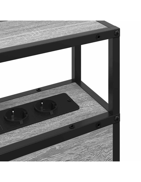 Testata contenitore Grigio sonoma 180 cm Legno multistrato