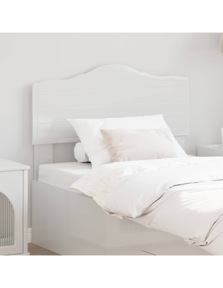 Testiera con testiera Bianco Lucido 75 cm Legno multistrato