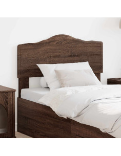 Testiera con testiera Rovere Marrone 75 cm Legno multistrato