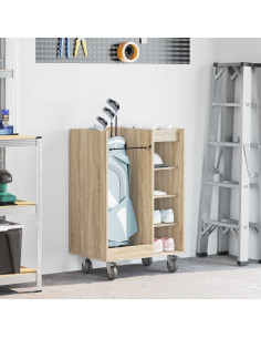 Armadio per Golf con ruota Rovere Sonoma 65 x 45 x 98 cm