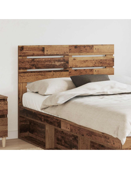 Testiera con testiera Legno vecchio 120 cm Legno multistrato