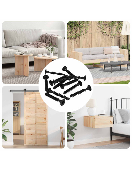 Vite a testa esagonale 5143 pcs Nero Ferro