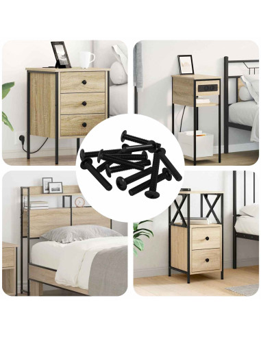 Vite 2647 pcs Argento 5 x 30 mm Ferro