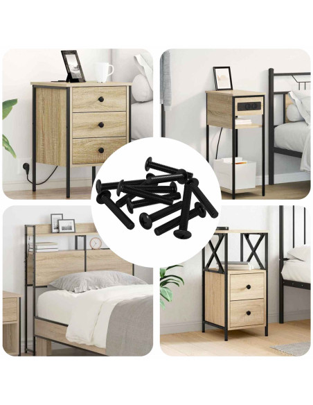 Vite 2647 pcs Argento 5 x 30 mm Ferro