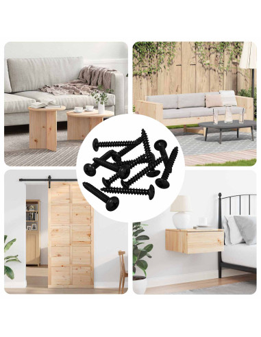 Chiodo Filettato 8219 pcs Nero Acciaio