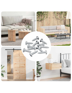 Vite 13636 pcs Argento M4 x 16 mm Acciaio