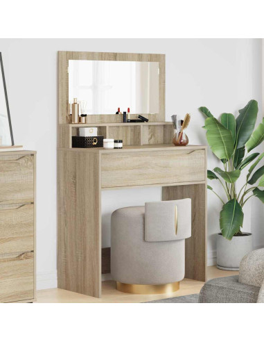 Tavoli da Trucco per Camera da Letto con cassetto Rovere Sonoma